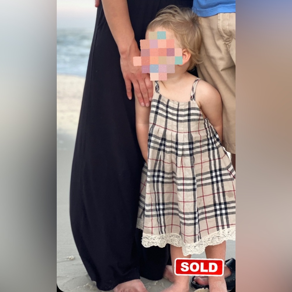 3T Burberry lightweight dress